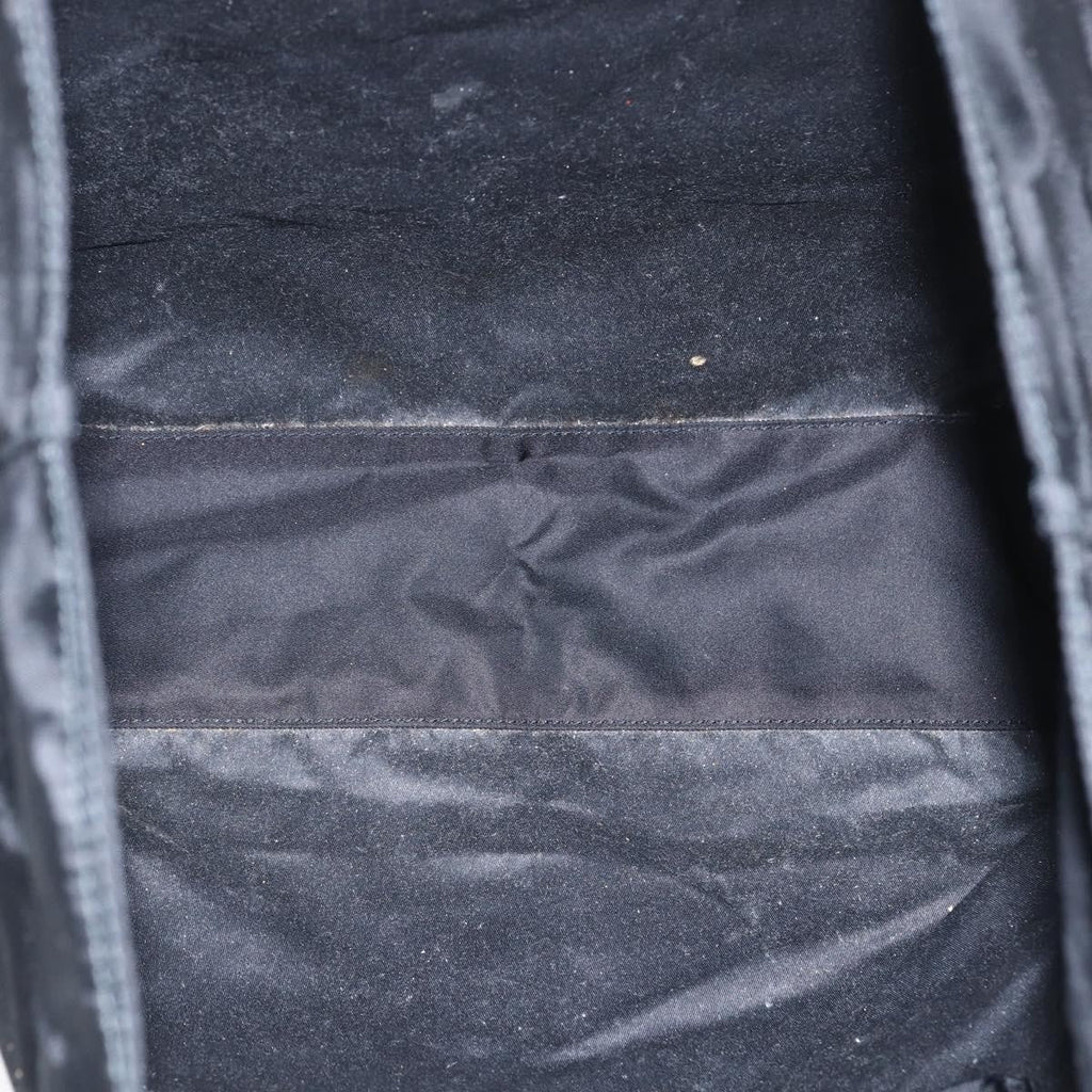 Prada Vintage Tote Tessuto Black Nylon Tote Bag Bag (Pre-Owned)