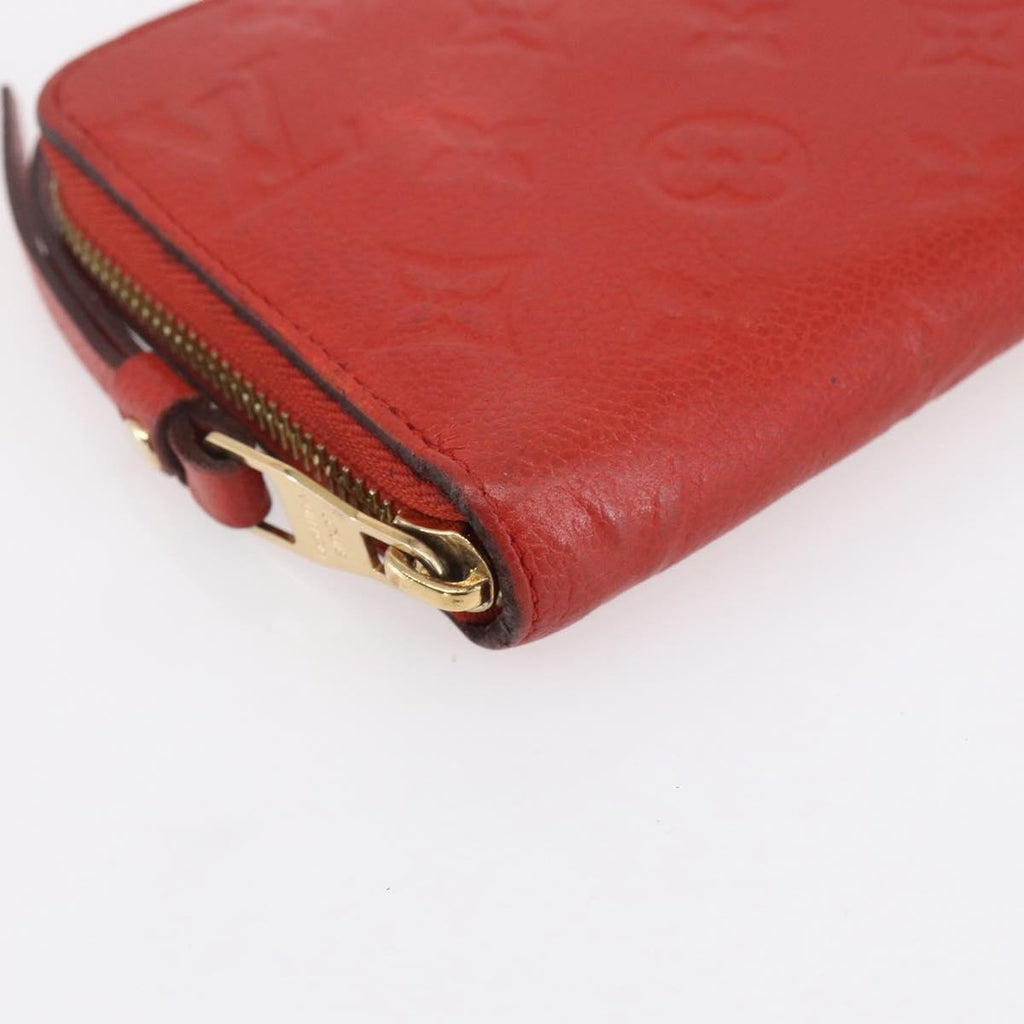 Louis Vuitton Portefeuille Zippy Monogramme Empreinte Monogramme Empreinte Red Leather Wallets Accessory (Pre-Owned)