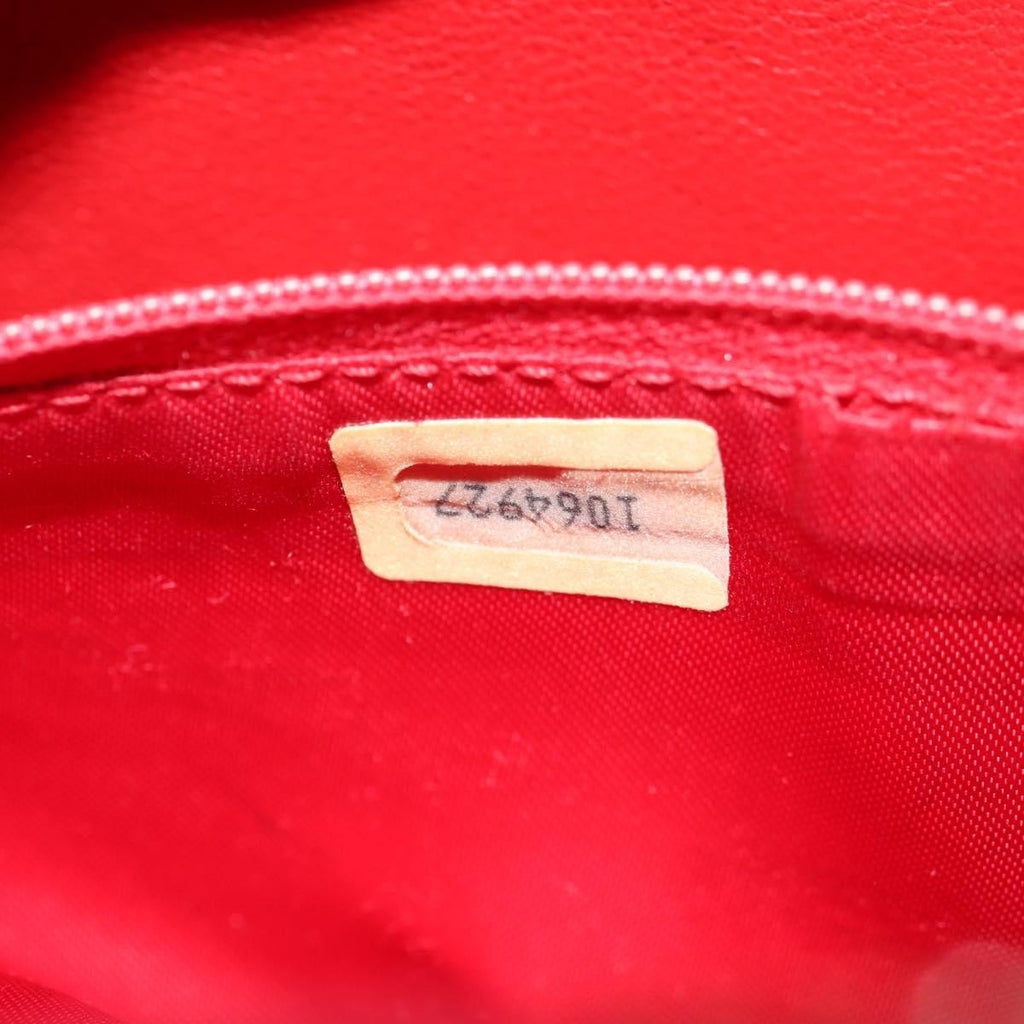 Chanel Vintage Oval Cc Tassel Crossbody Bag Leather Red Leather Shoulder Bag Bag (Pre-Owned)