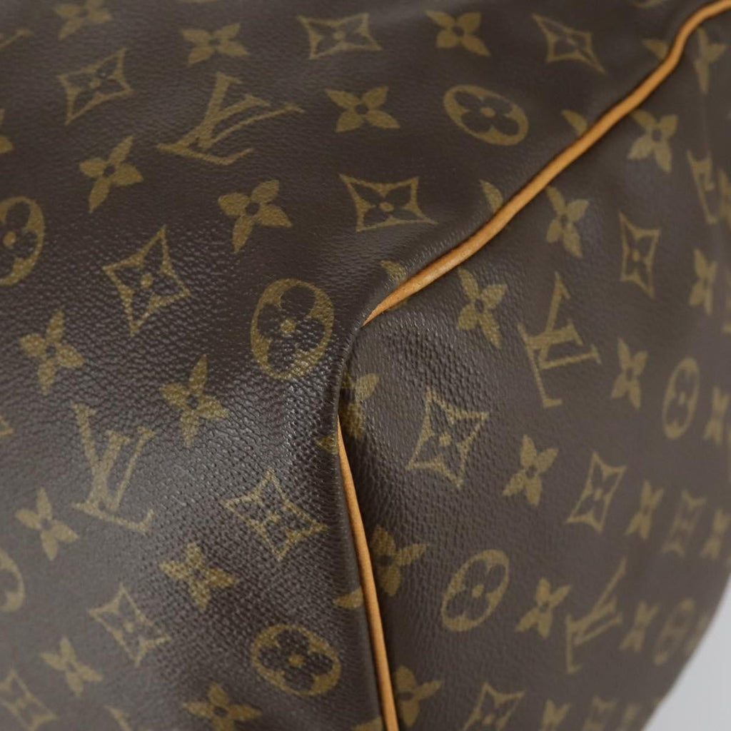 Louis Vuitton Keepall Bag Monogram Canvas Brown Canvas Travel Bag Bag (Pre-Owned)