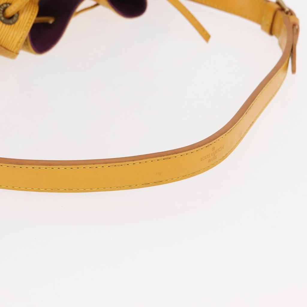 Louis Vuitton Noe Handbag Epi Leather Yellow Leather Shoulder Bag Bag (Pre-Owned)
