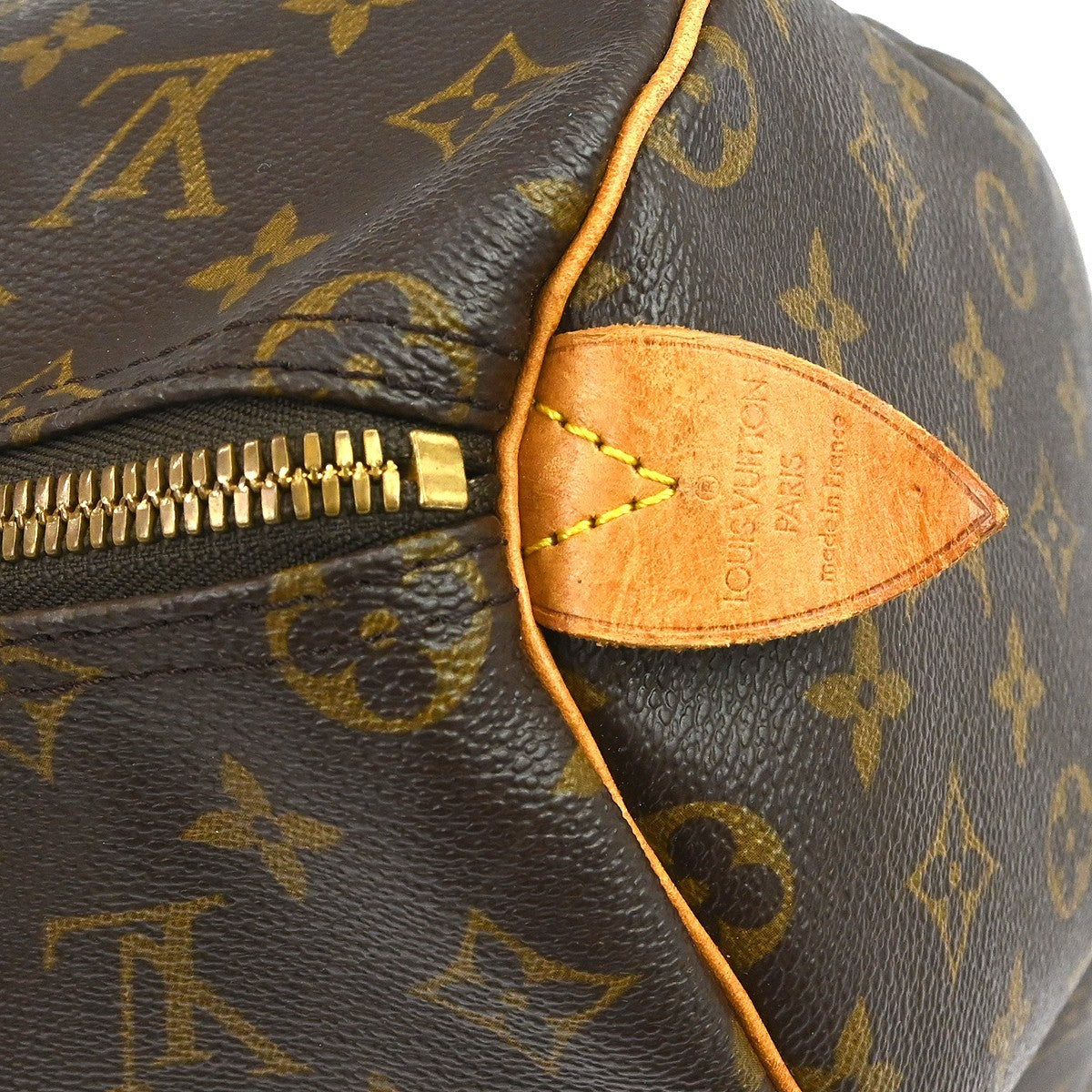 Louis Vuitton Keepall Bag Monogram Canvas Brown Canvas Travel Bag Bag (Pre-Owned)