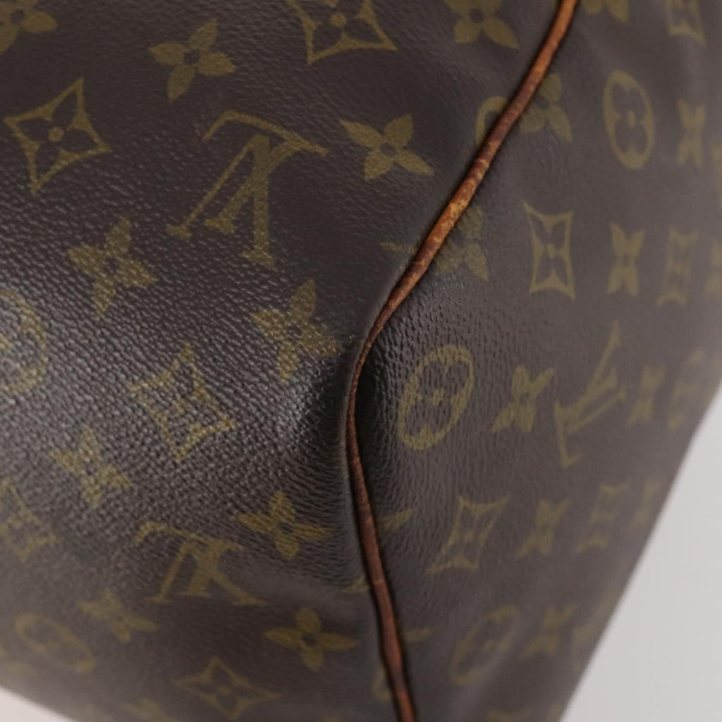 Louis Vuitton Keepall Bag Monogram Canvas Brown Canvas Travel Bag Bag (Pre-Owned)