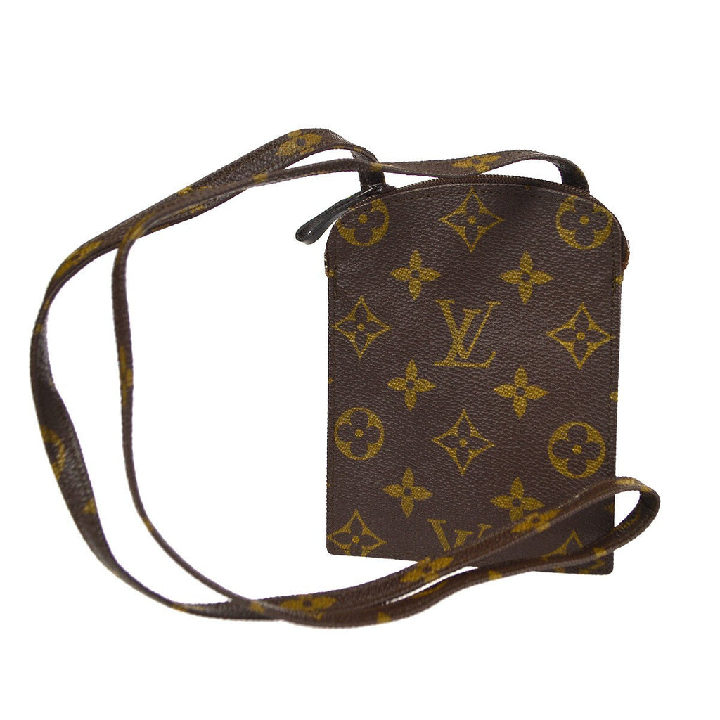 Louis Vuitton Pochette Secret Monogram Canvas Brown Canvas Clutche & Pouche Bag (Pre-Owned)