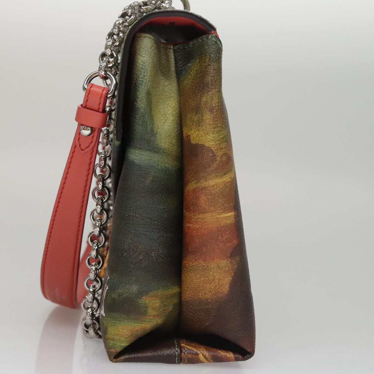 Louis Vuitton Chain Shoulder Bag Limited Edition Jeff Koons Da Vinci Print Canvas Multicolour Canvas Shoulder Bag Bag (Pre-Owned)