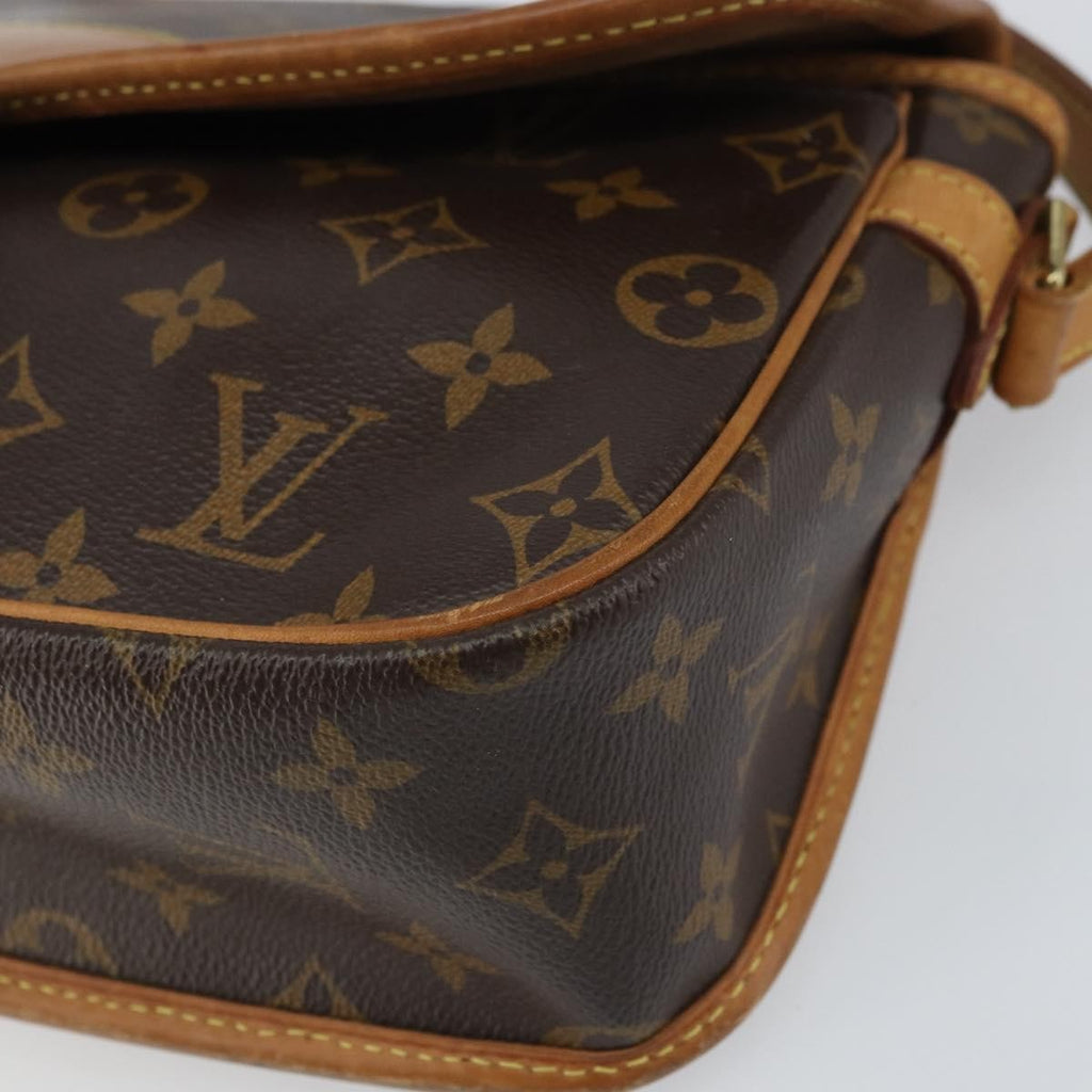 Louis Vuitton Sologne Handbag Monogram Canvas Brown Canvas Shoulder Bag Bag (Pre-Owned)