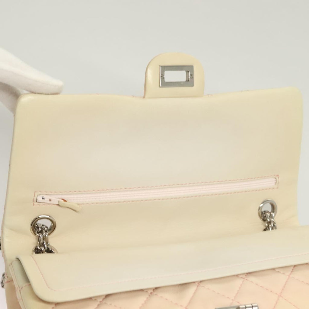 Chanel Reissue 2.55 Flap Bag Quilted Calfskin Pink Lamb_Skin Bag (Pre-Owned)