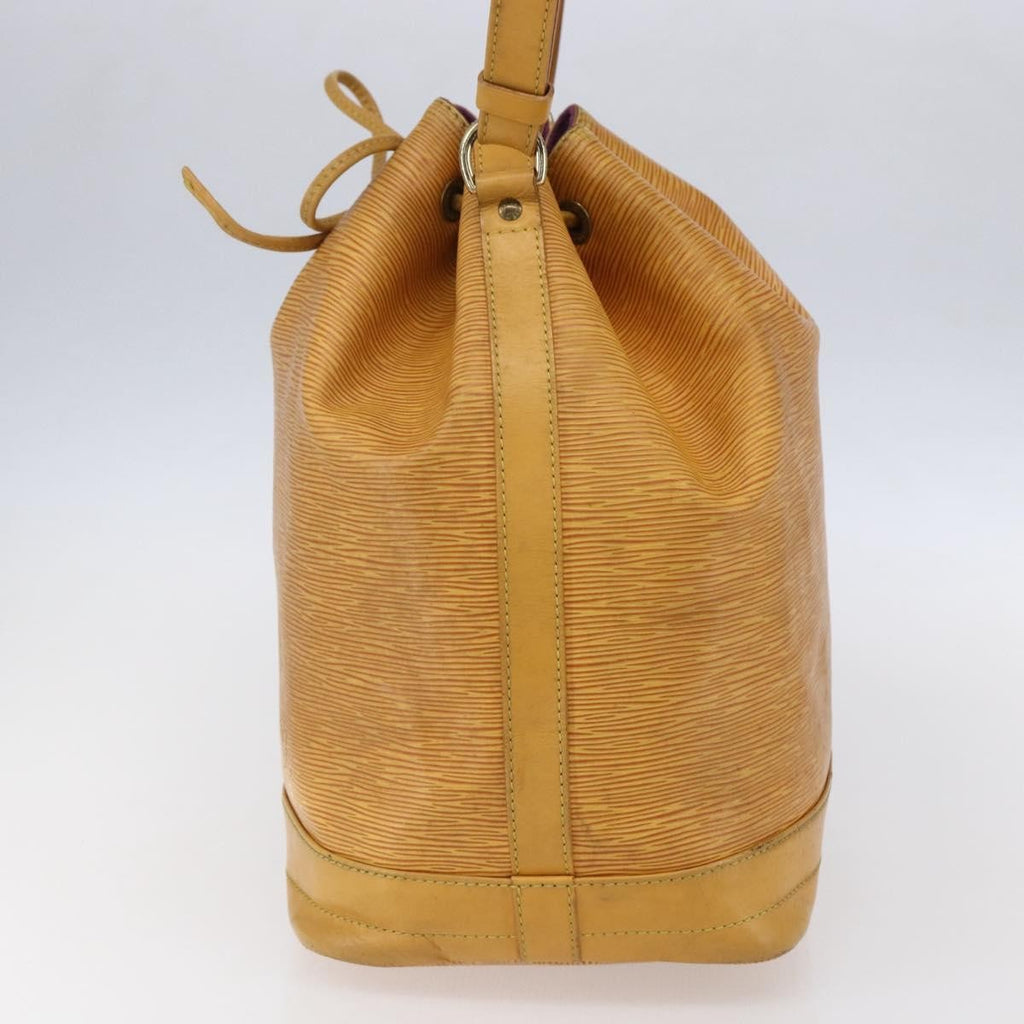 Louis Vuitton Petit Noe Nm Handbag Epi Leather Yellow Leather Shoulder Bag Bag (Pre-Owned)