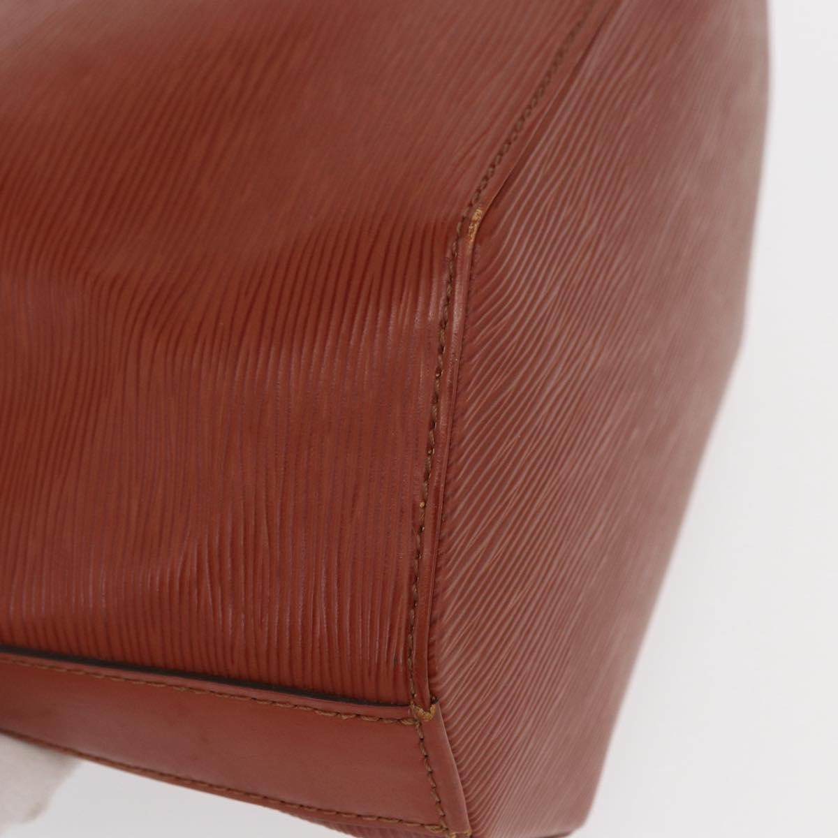 Louis Vuitton Vintage Sac D'epaule Handbag Epi Leather Brown Leather Shoulder Bag Bag (Pre-Owned)