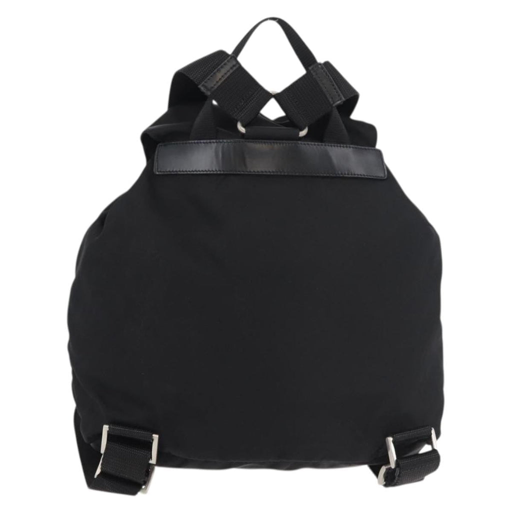 Prada Sac À Dos Re-Nylon Nylon Black Nylon Backpack Bag (Pre-Owned)