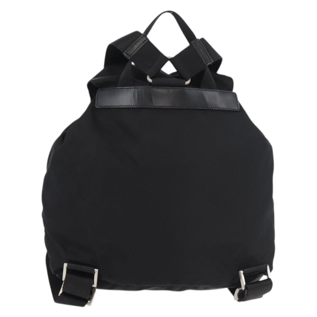 Prada Sac À Dos Re-Nylon Nylon Black Nylon Backpack Bag (Pre-Owned)