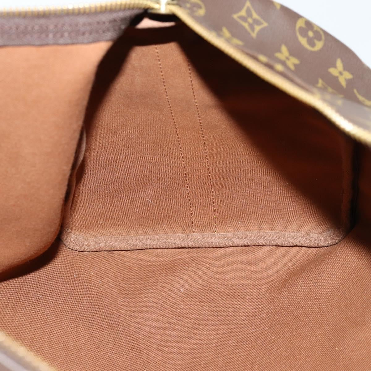 Louis Vuitton Keepall Bandouliere Bag Monogram Canvas Brown Canvas Travel Bag Bag (Pre-Owned)