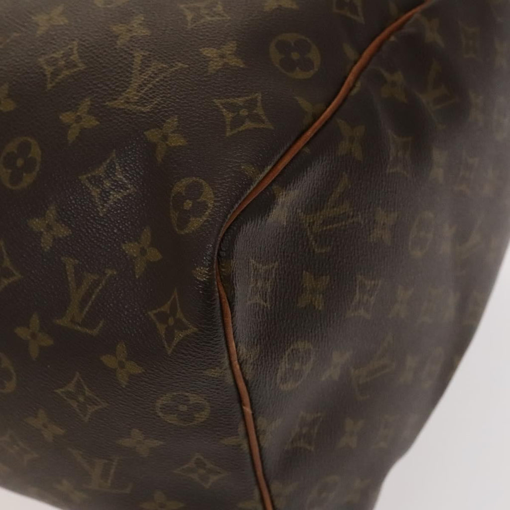 Louis Vuitton Keepall Bag Monogram Canvas Brown Canvas Travel Bag Bag (Pre-Owned)