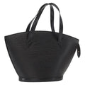 Louis Vuitton Saint Jacques Handbag Epi Leather Black Leather Handbag (Pre-Owned)