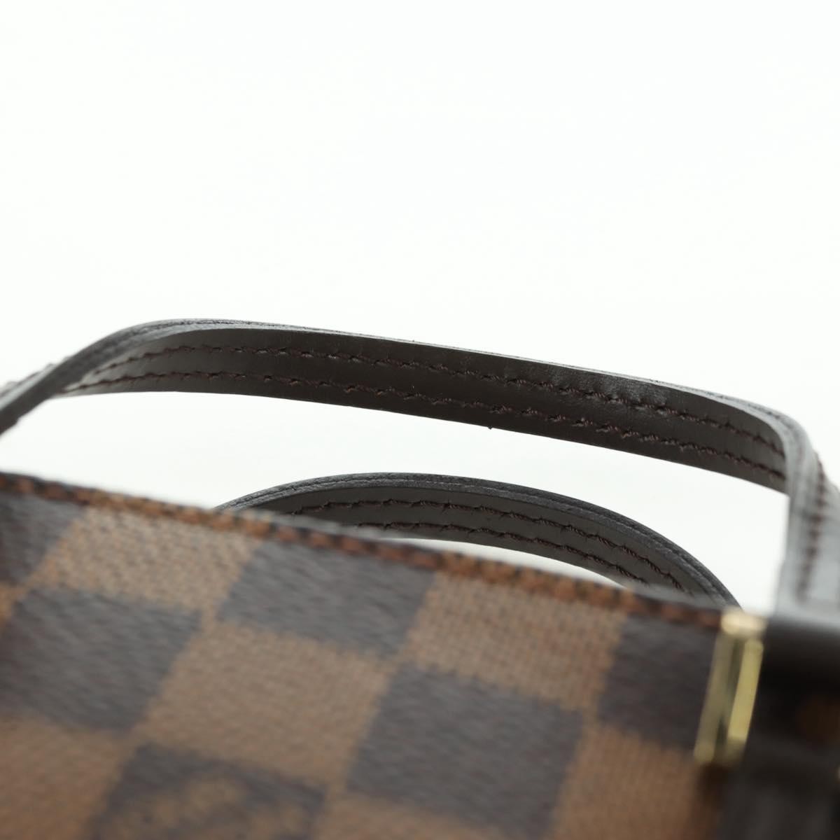 Louis Vuitton Manosque Pochette Damier Brown Canvas Clutche & Pouche Bag (Pre-Owned)