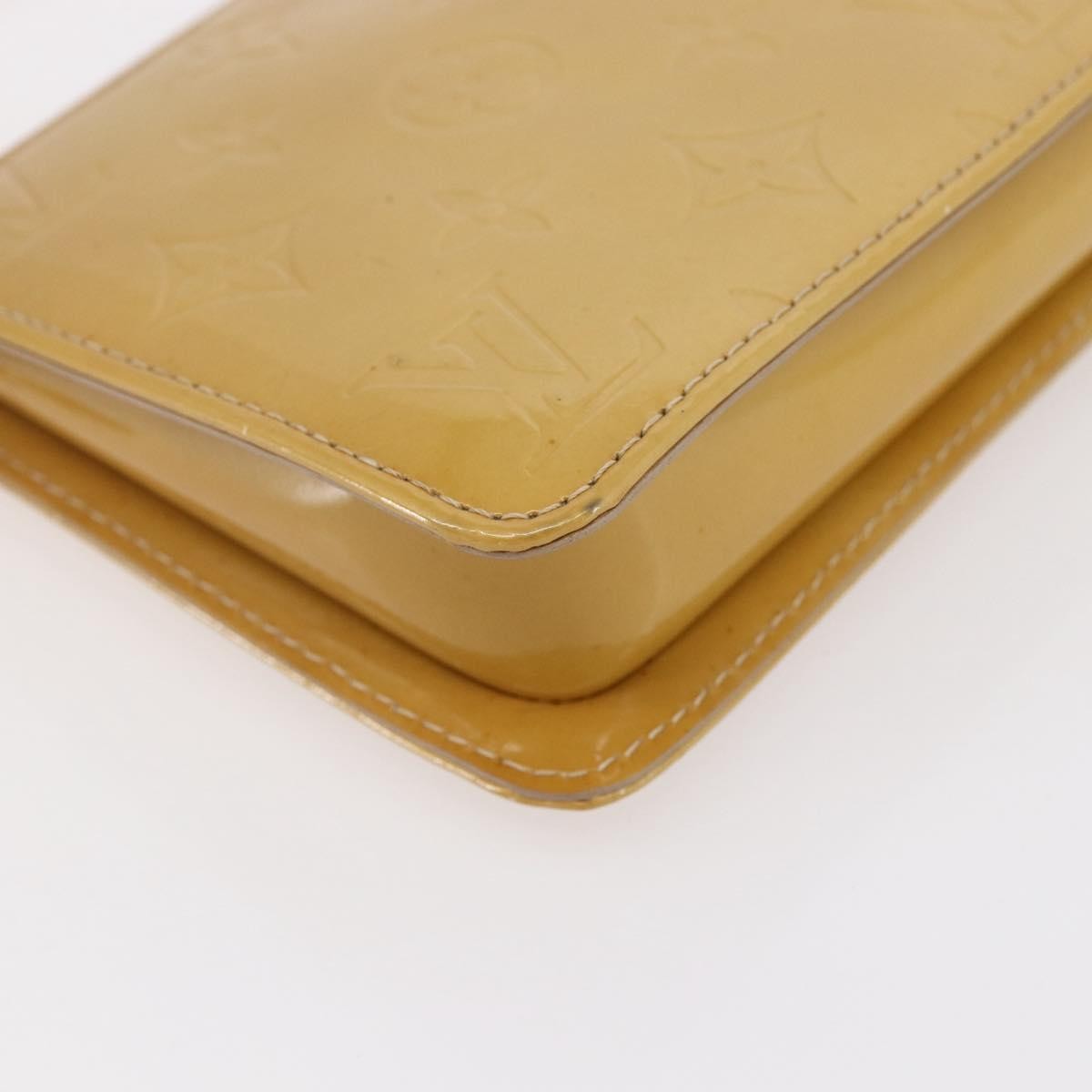 Louis Vuitton Lexington Pochette Monogram Vernis Beige Patent_Leather Clutche & Pouche Bag (Pre-Owned)