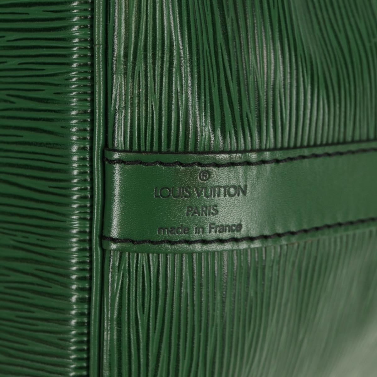 Louis Vuitton Petit Noe Handbag Epi Leather Green Leather Shoulder Bag Bag (Pre-Owned)