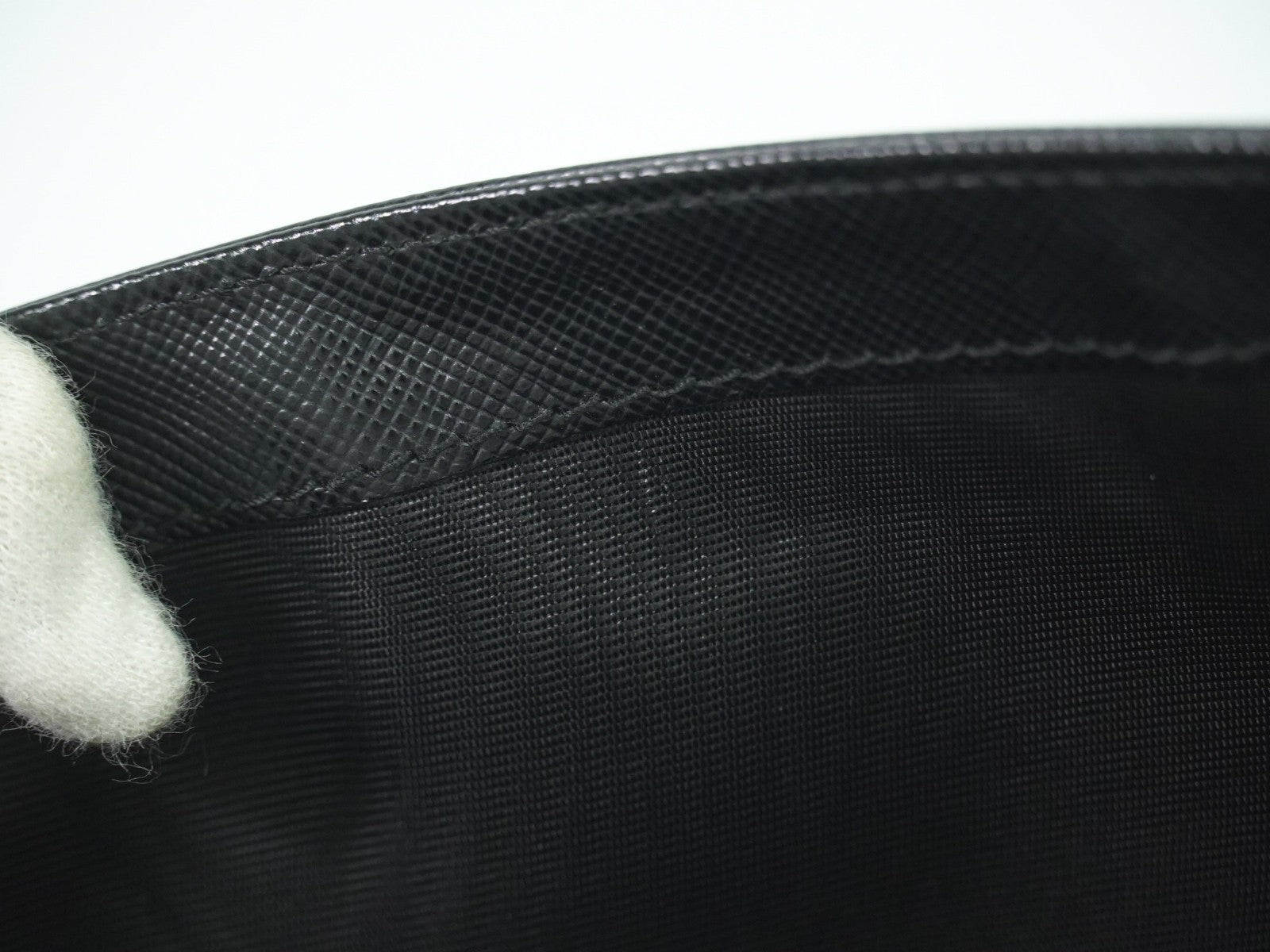 Prada Continental Wallet Tessuto Black Nylon Wallets Accessory (Pre-Owned)