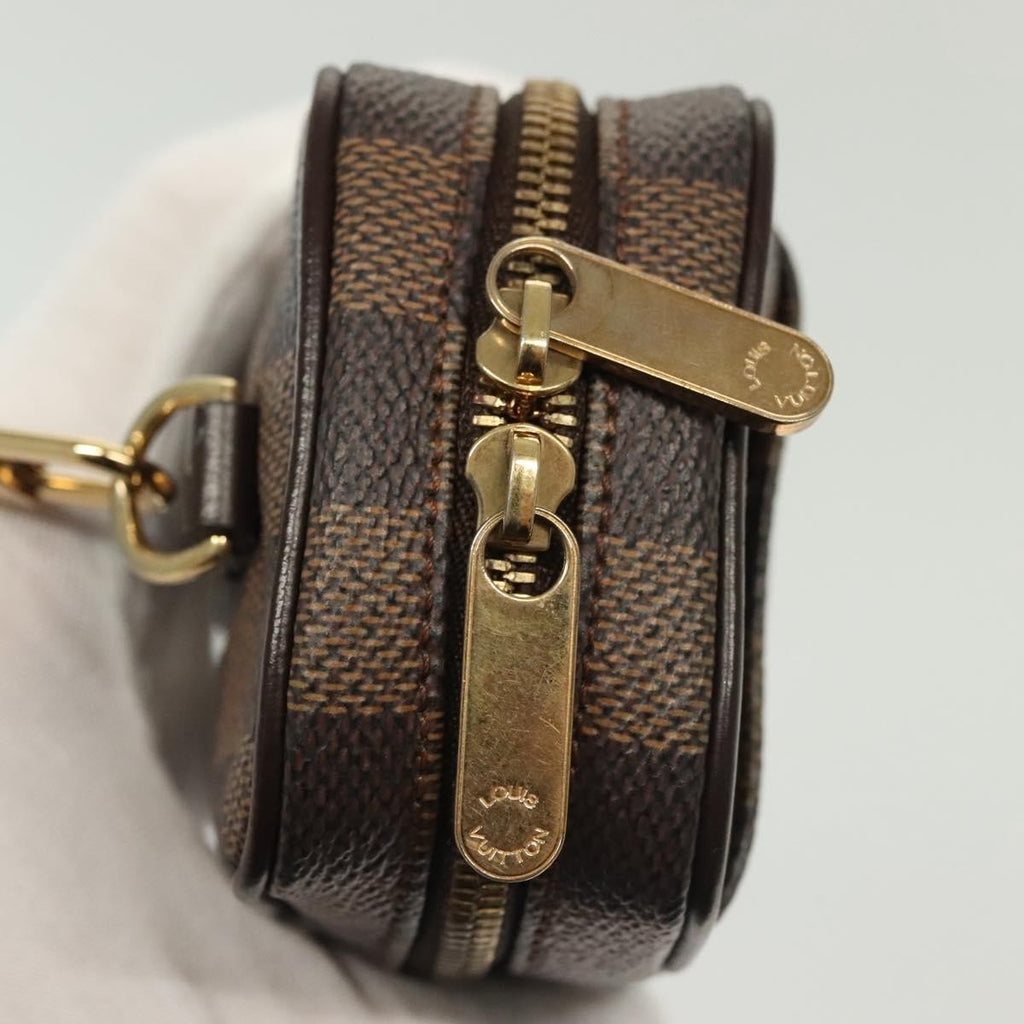 Louis Vuitton Etui Okapi Camera Case Damier Brown Canvas Clutche & Pouche Bag (Pre-Owned)