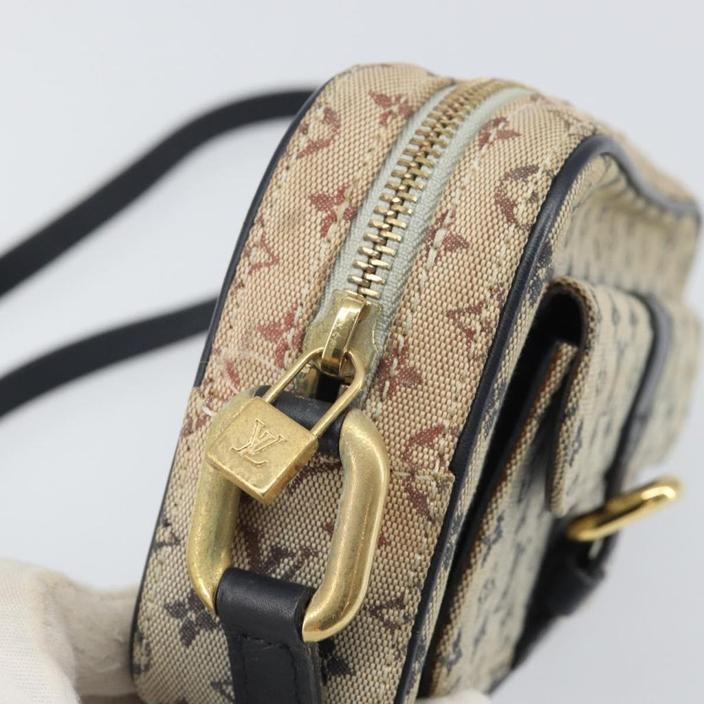 Louis Vuitton Juliette Crossbody Bag Mini Lin Blue Canvas Shoulder Bag Bag (Pre-Owned)