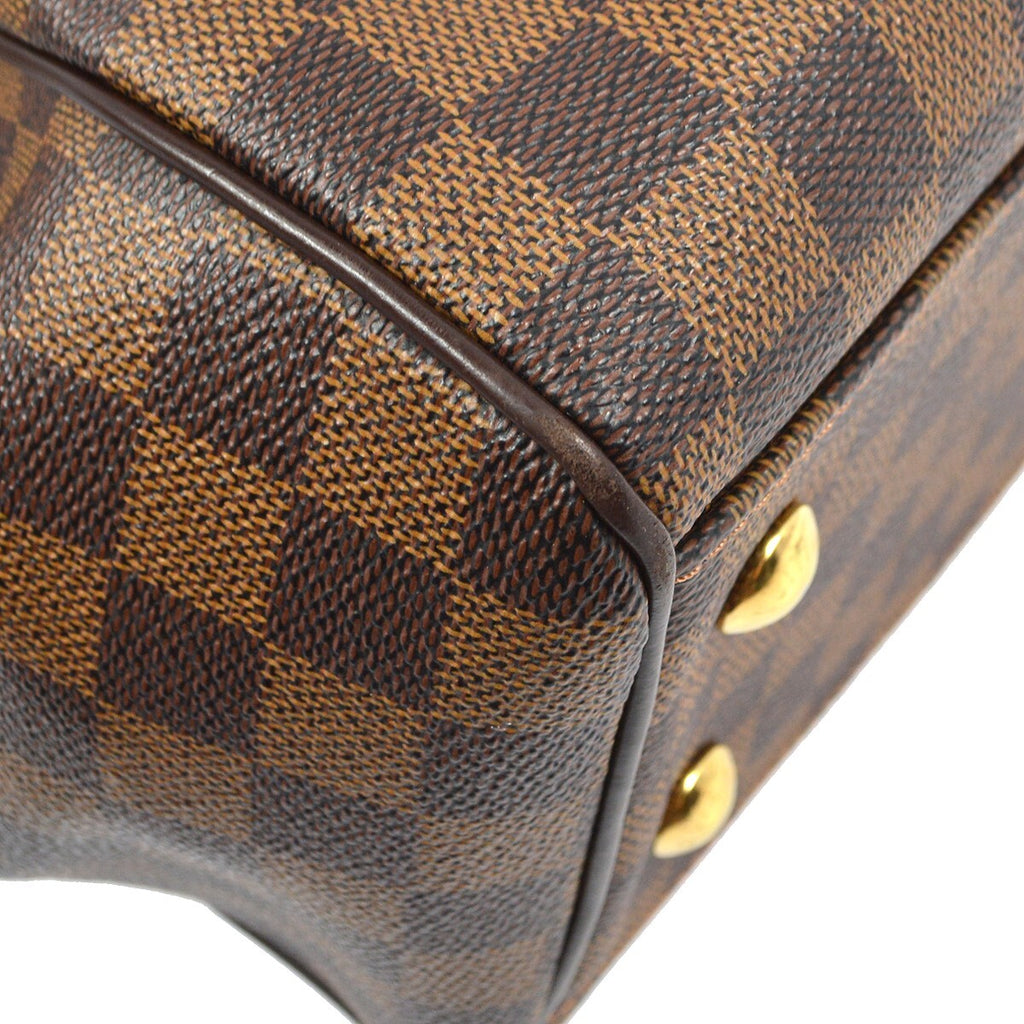 Louis Vuitton Trevi Handbag Damier Brown Canvas Handbag (Pre-Owned)