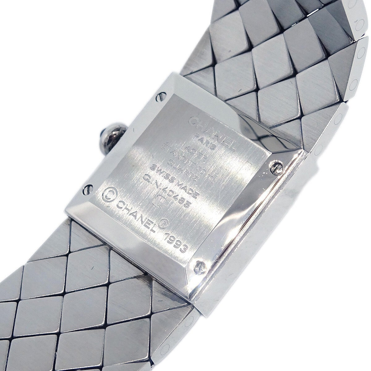 Chanel Matelasse Quartz Watch Stainless Steel Watch (Pre-Owned)