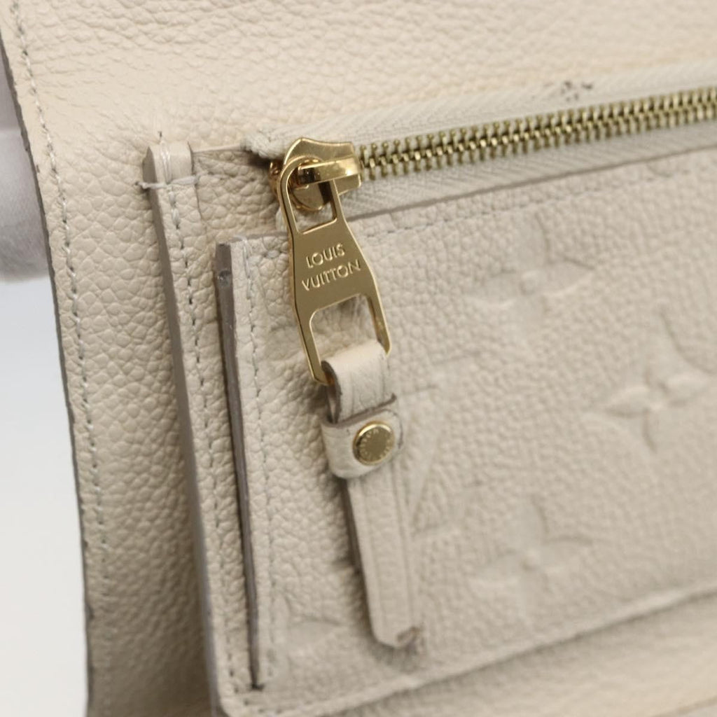Louis Vuitton Zoe Wallet Monogram Empreinte Leather Beige Leather Wallets Accessory (Pre-Owned)
