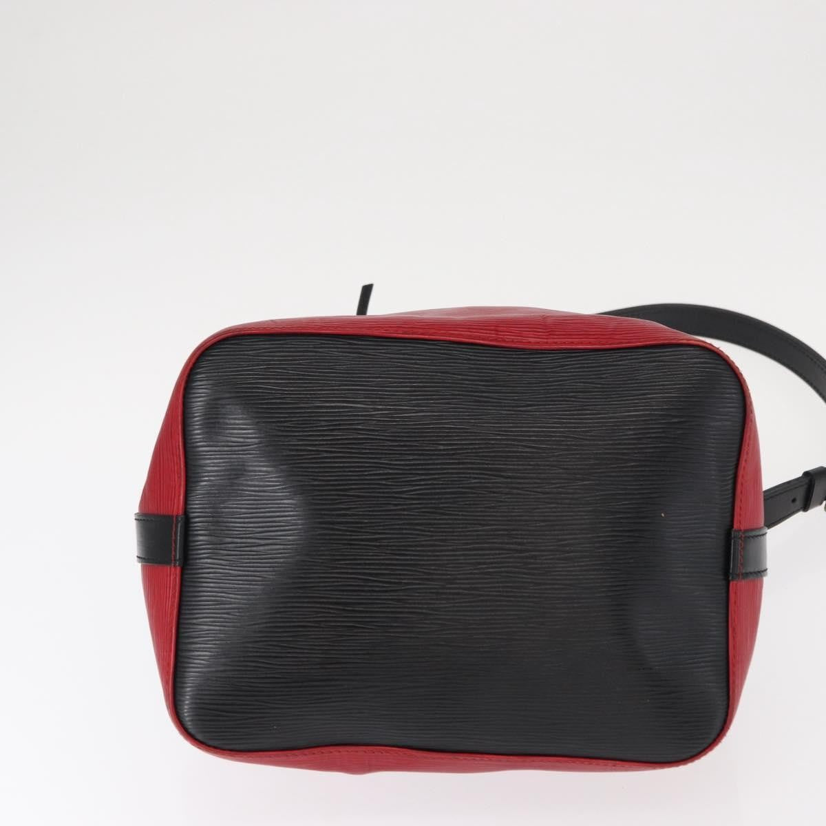 Louis Vuitton Bicolor Petit Noe Handbag Epi Leather Red Leather Shoulder Bag Bag (Pre-Owned)