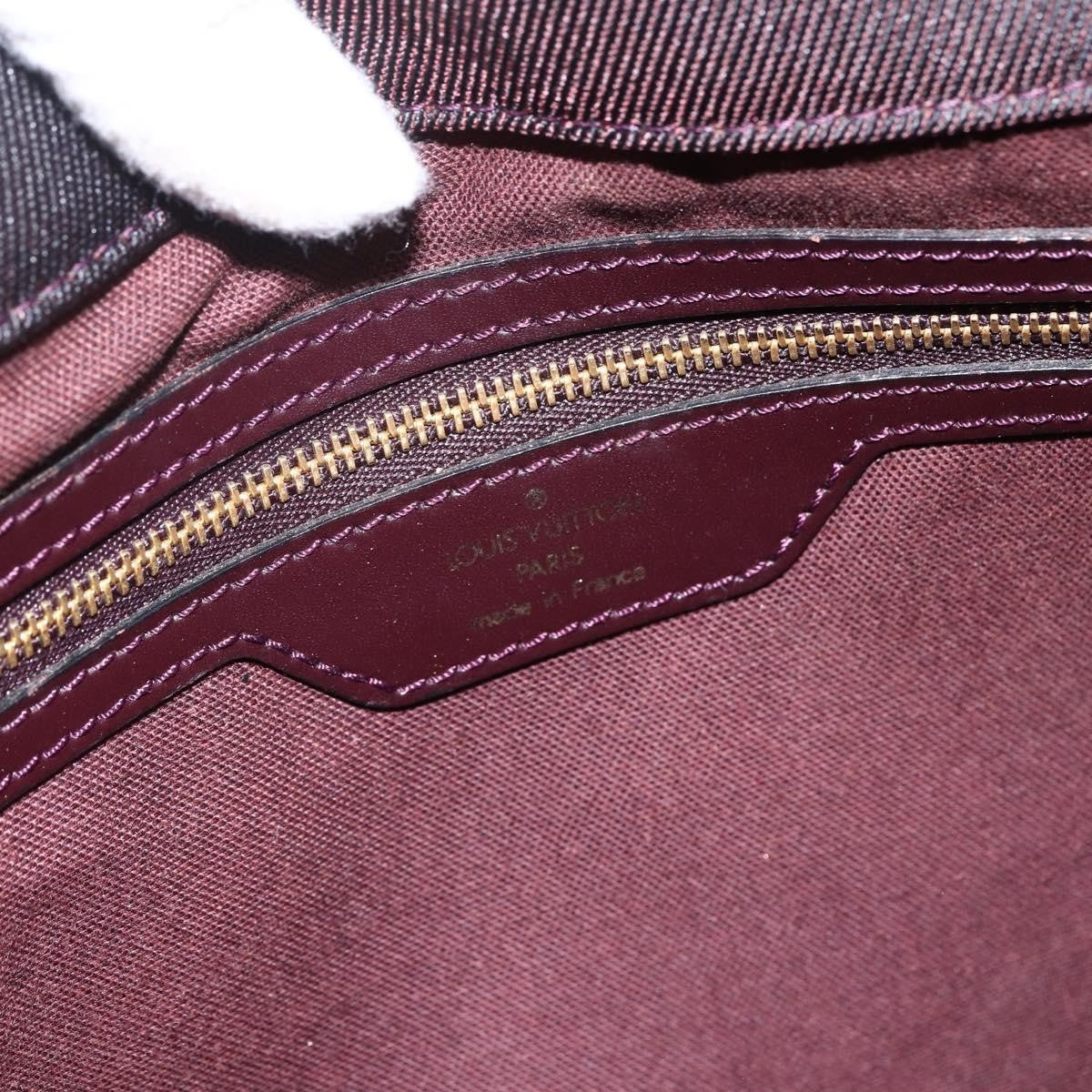 Louis Vuitton Dersou Bag Taiga Leather And Canvas Brown Leather Shoulder Bag Bag (Pre-Owned)