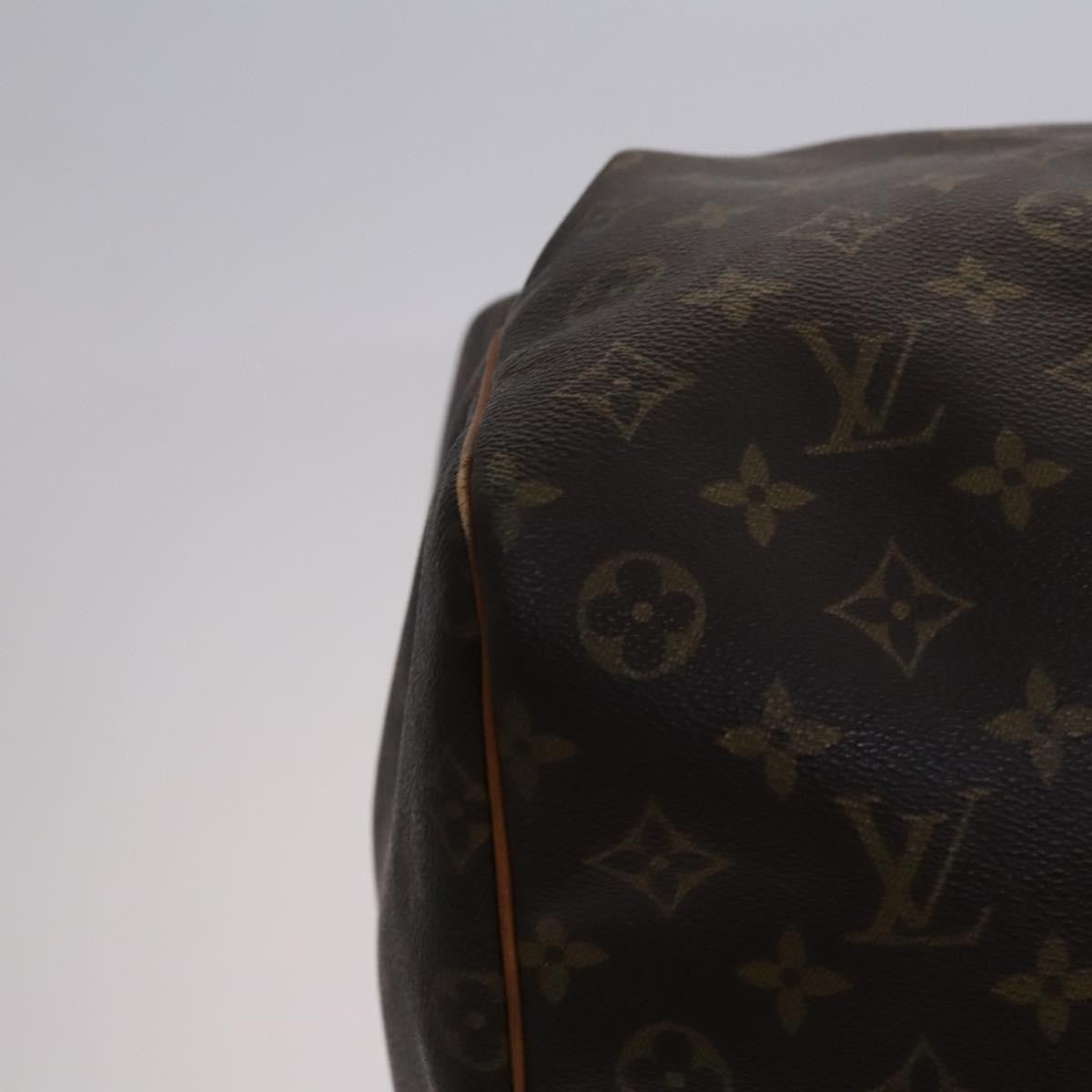 Louis Vuitton Keepall Bag Monogram Canvas Brown Canvas Travel Bag Bag (Pre-Owned)