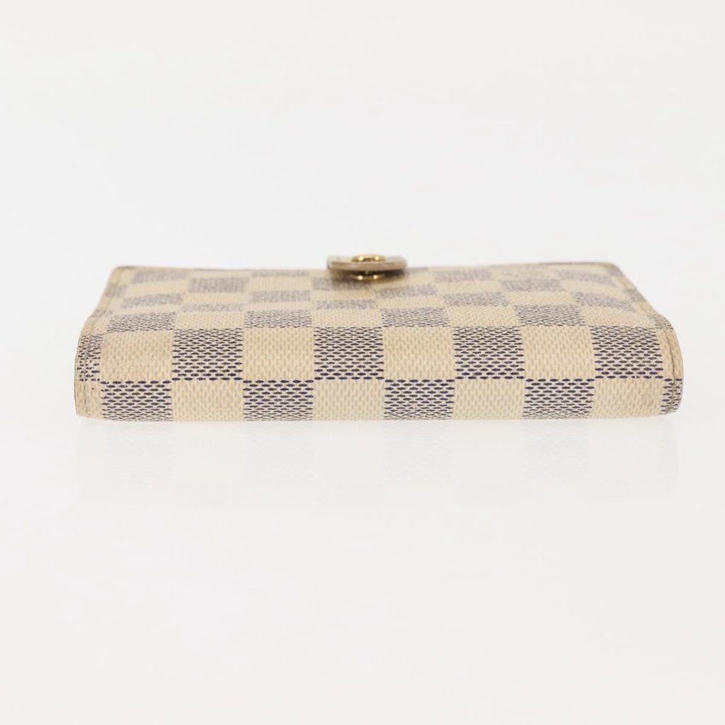Louis Vuitton Agenda Cover Damier Azur Beige Canvas Toiletry Case Accessory (Pre-Owned)