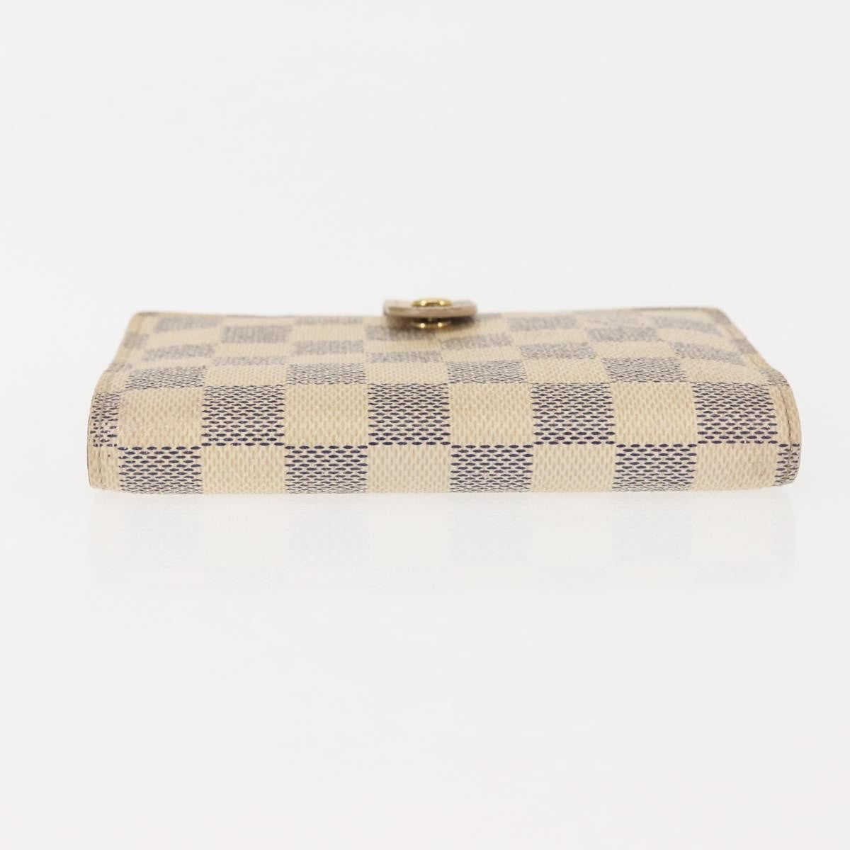 Louis Vuitton Agenda Cover Damier Azur Beige Canvas Toiletry Case Accessory (Pre-Owned)