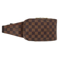 Louis Vuitton Geronimos Waist Bag Damier Brown Canvas Shoulder Bag Bag (Pre-Owned)