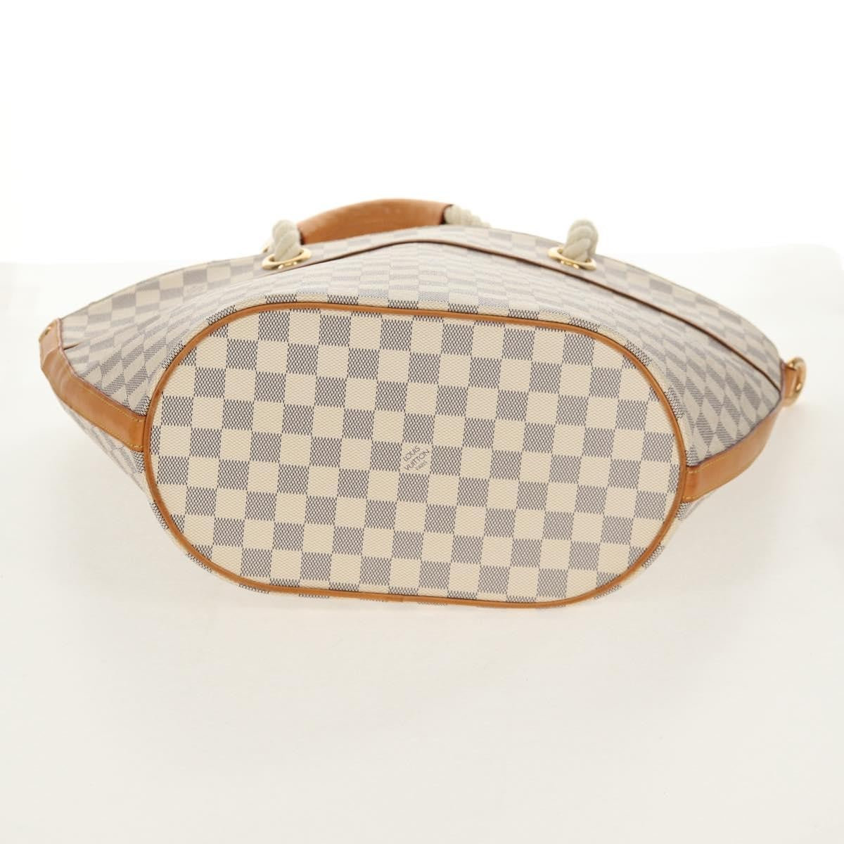 Louis Vuitton Pampelonne Handbag Damier White Canvas Tote Bag Bag (Pre-Owned)