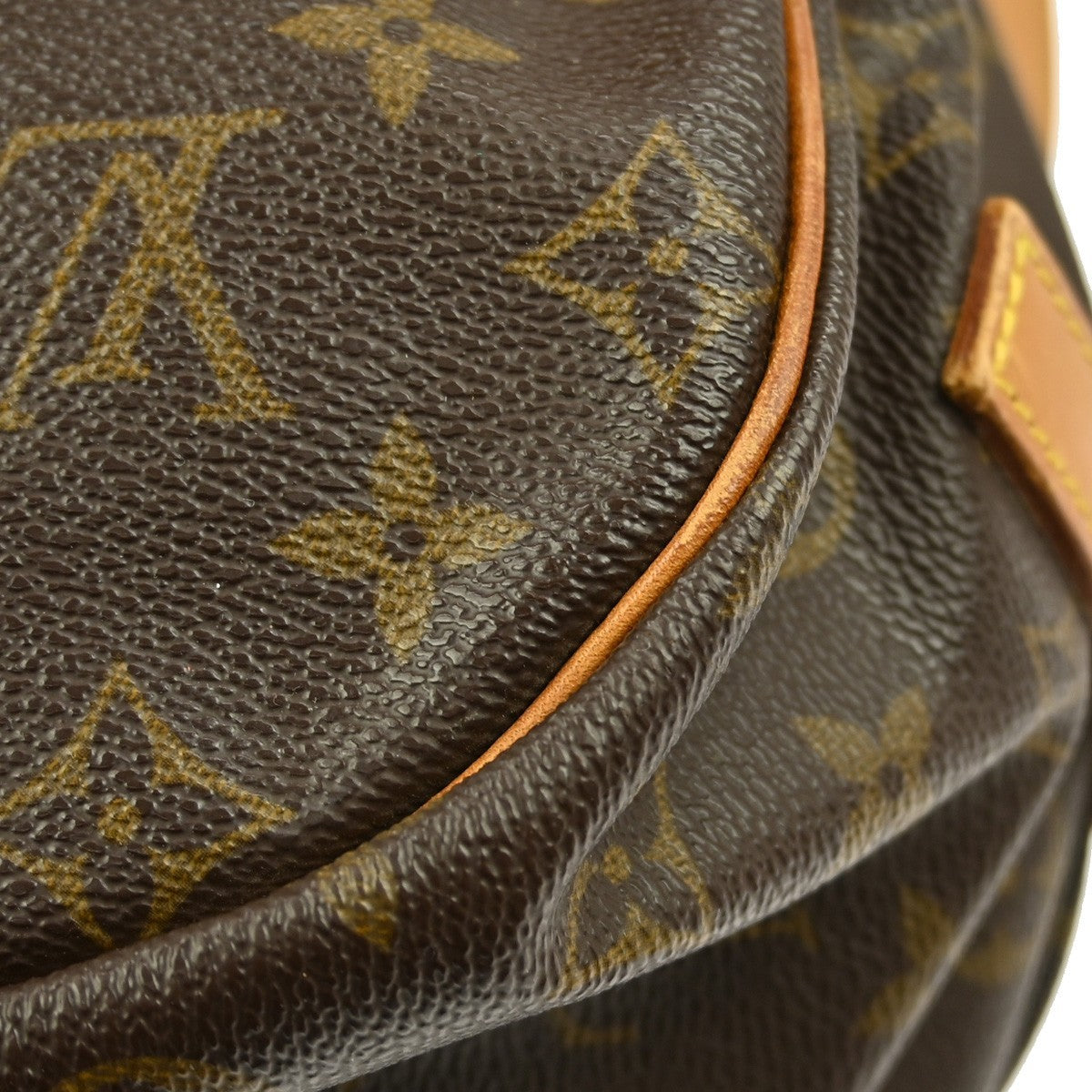 Louis Vuitton Saumur Handbag Monogram Canvas Brown Canvas Shoulder Bag Bag (Pre-Owned)