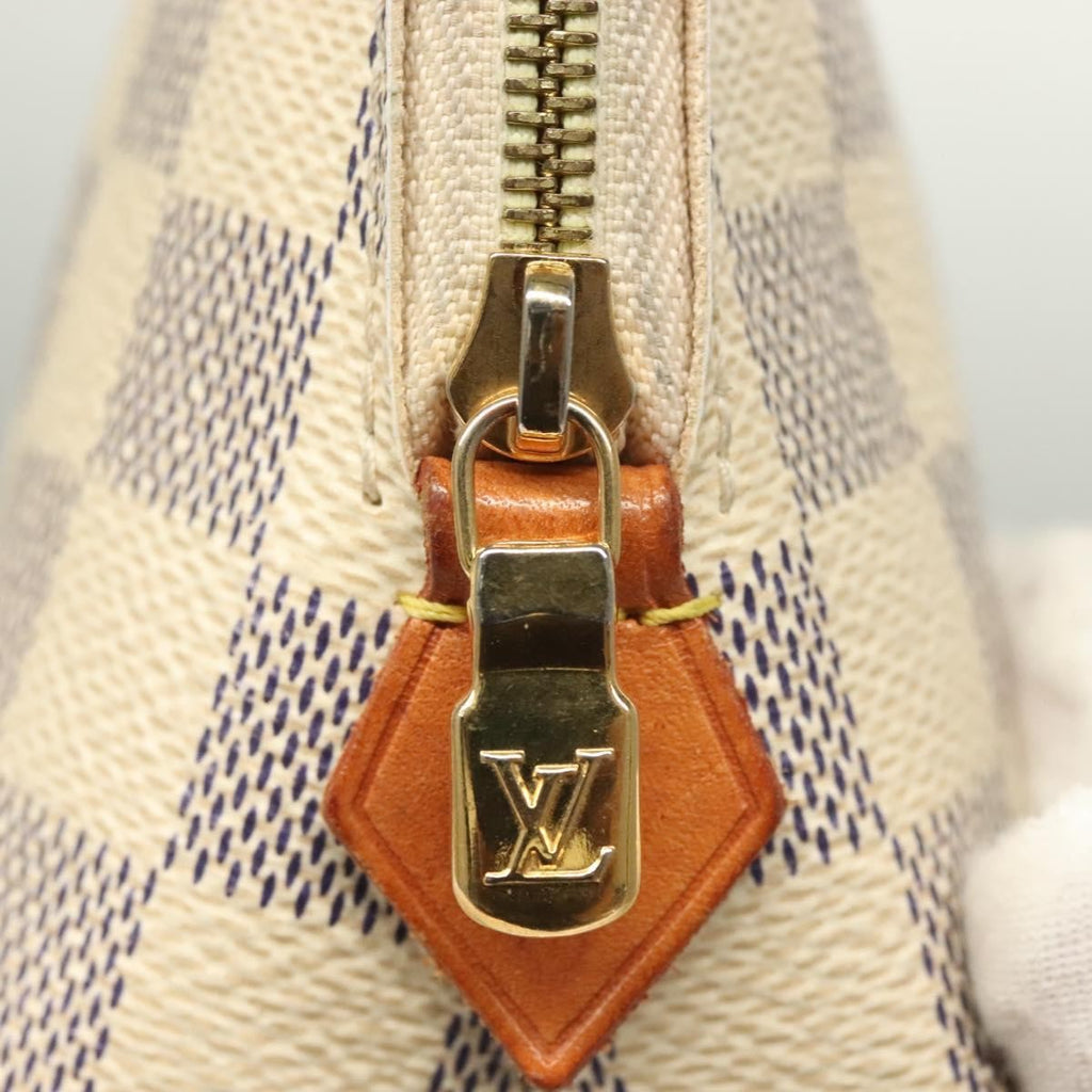 Louis Vuitton Cosmetic Pouch Damier White Canvas Bag (Pre-Owned)