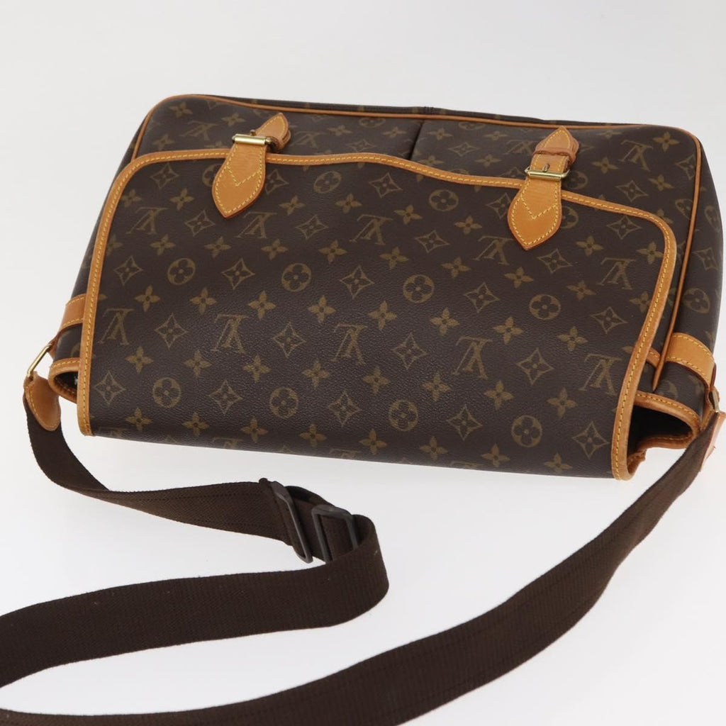 Louis Vuitton Sac Gibeciere Messenger Bag Monogram Canvas Brown Canvas Shoulder Bag Bag (Pre-Owned)