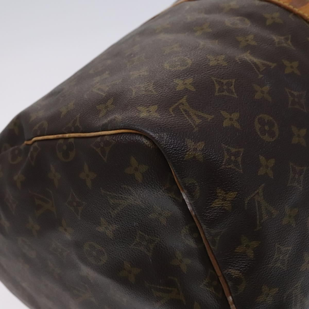 Louis Vuitton Keepall Bag Monogram Canvas Brown Canvas Travel Bag Bag (Pre-Owned)