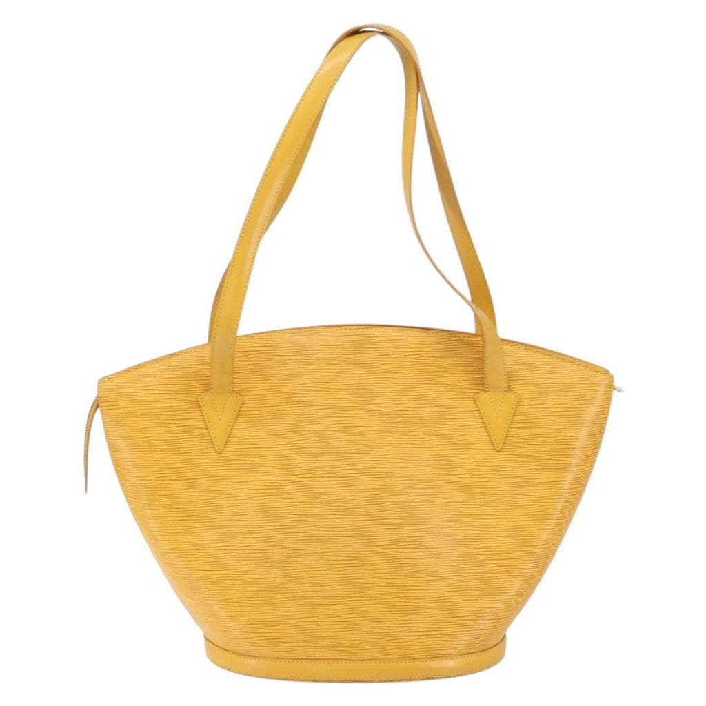Louis Vuitton Saint Jacques Handbag Epi Leather Yellow Leather Shoulder Bag Bag (Pre-Owned)