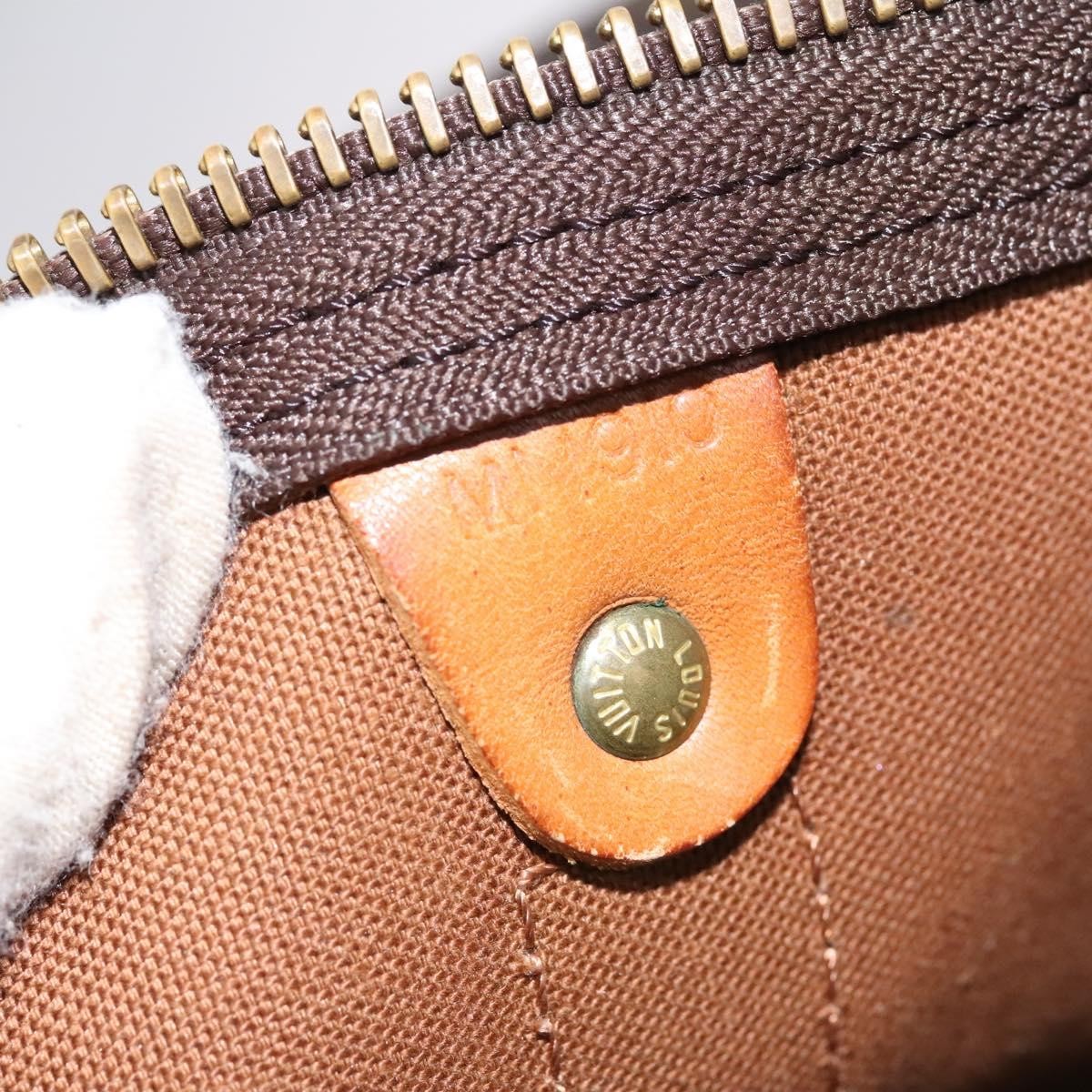Louis Vuitton Keepall Bag Monogram Canvas Brown Canvas Travel Bag Bag (Pre-Owned)