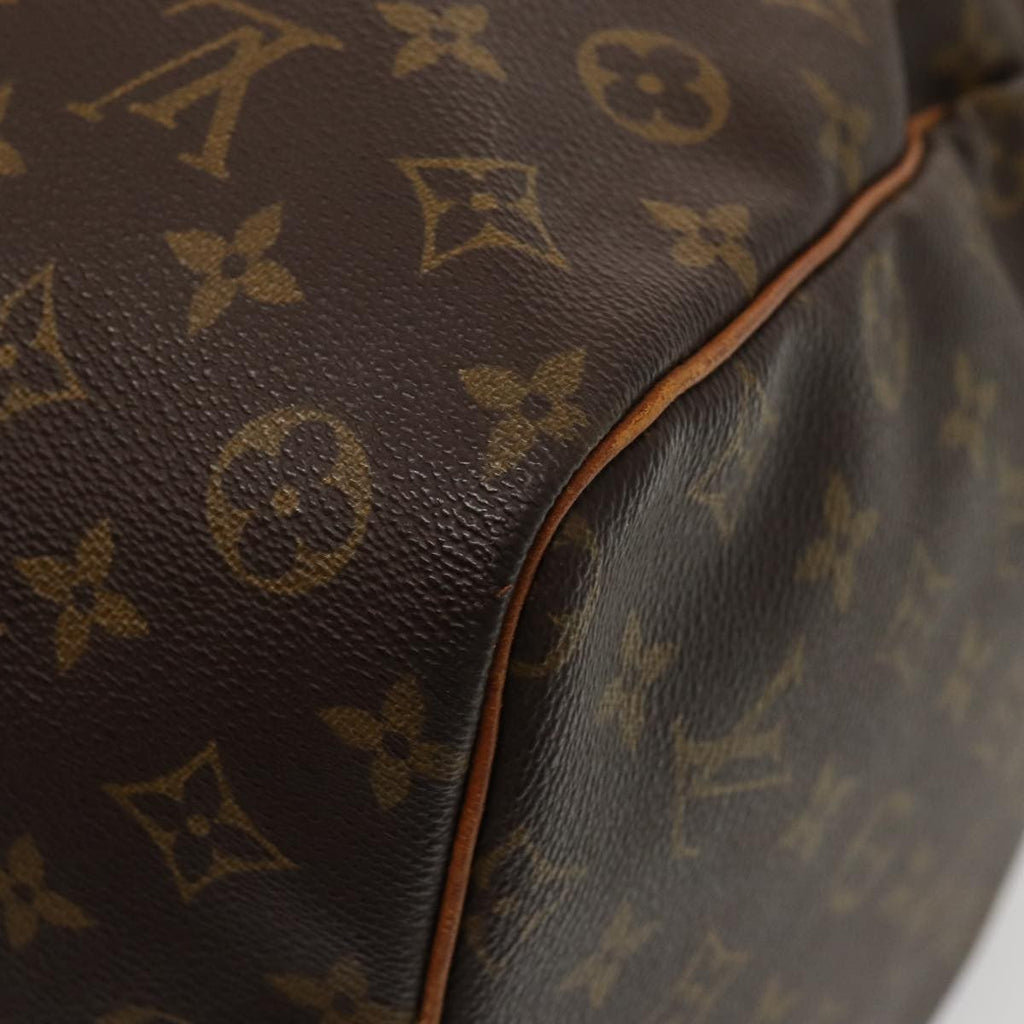Louis Vuitton Keepall Bag Monogram Canvas Brown Canvas Travel Bag Bag (Pre-Owned)