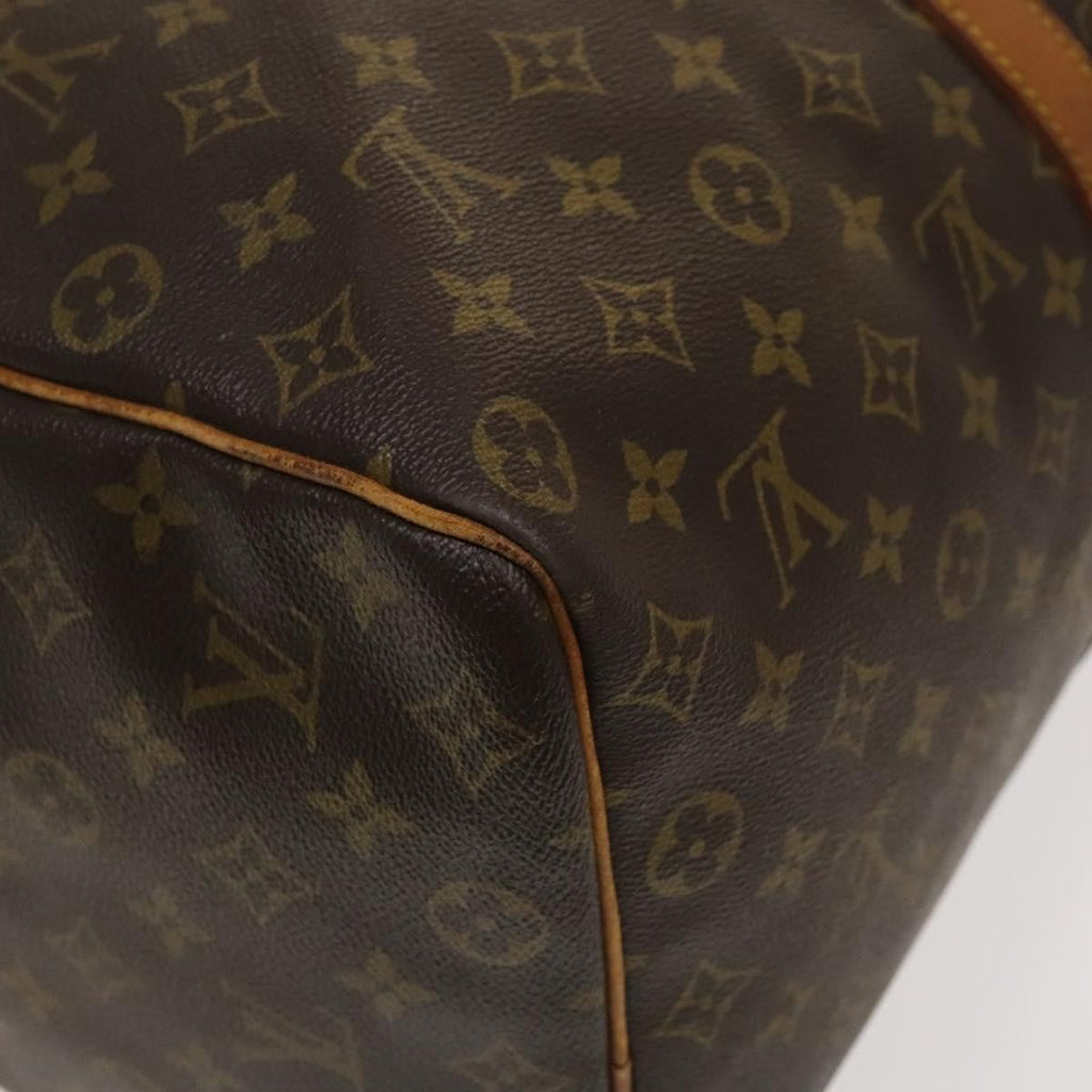 Louis Vuitton Keepall Bag Monogram Canvas Brown Canvas Travel Bag Bag (Pre-Owned)