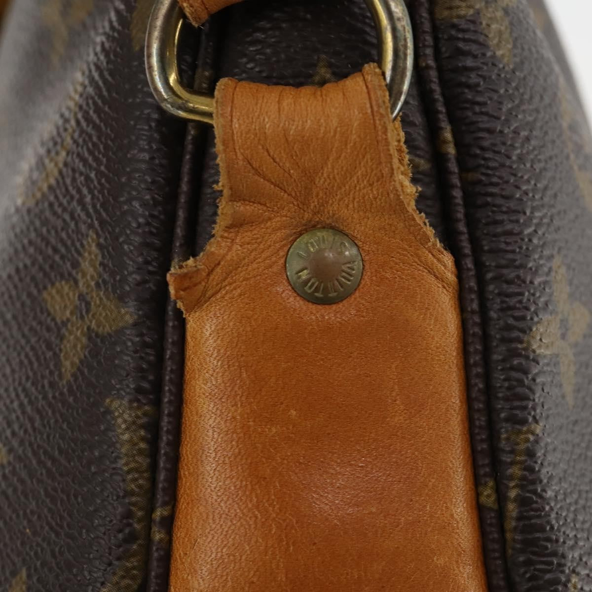 Louis Vuitton Ballade Handbag Monogram Canvas Brown Canvas Shoulder Bag Bag (Pre-Owned)