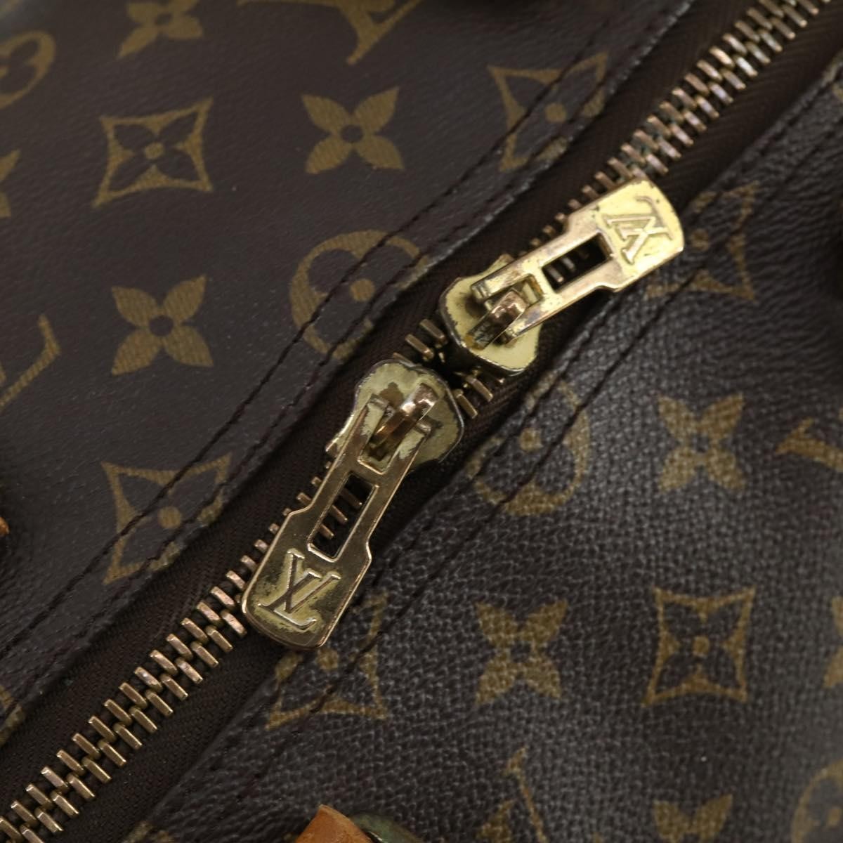 Louis Vuitton Keepall Bag Monogram Canvas Brown Canvas Travel Bag Bag (Pre-Owned)