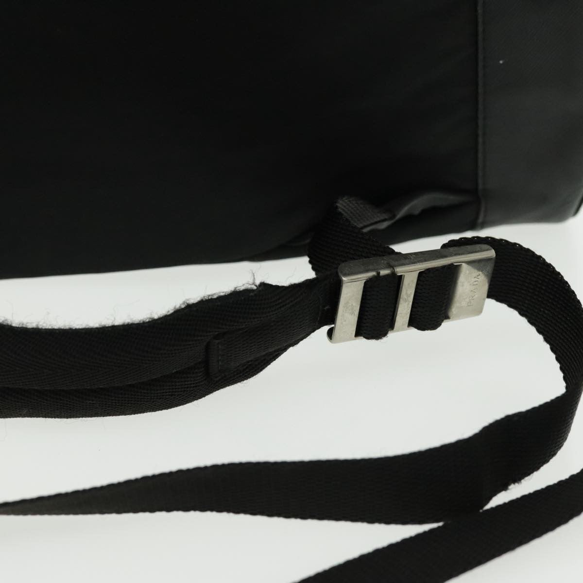 Prada Double Front Pocket Backpack Tessuto Black Nylon Backpack Bag (Pre-Owned)