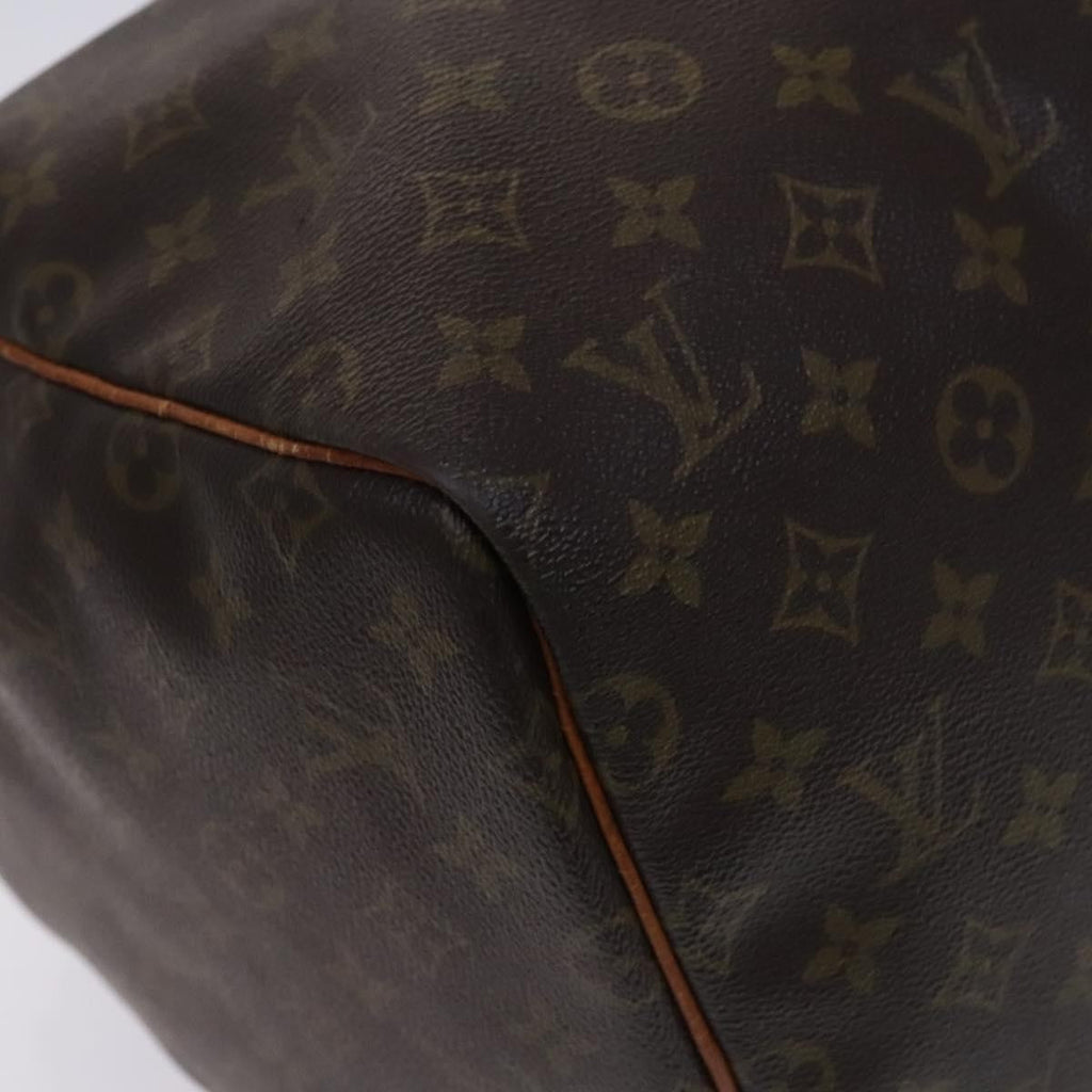 Louis Vuitton Keepall Bag Monogram Canvas Brown Canvas Travel Bag Bag (Pre-Owned)