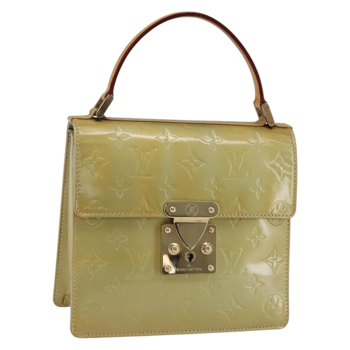Louis Vuitton Spring Street Nm Handbag Patent Leather Gray Patent_Leather Handbag (Pre-Owned)
