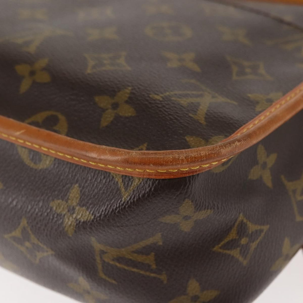 Louis Vuitton Sac Gibeciere Messenger Bag Monogram Canvas Brown Canvas Bag (Pre-Owned)