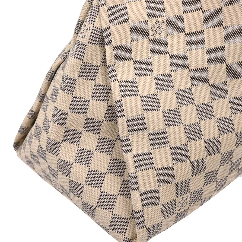 Louis Vuitton Artsy Handbag Damier White Canvas Handbag (Pre-Owned)