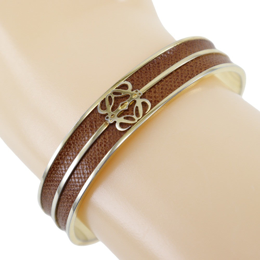 Louis Vuitton Anagram Bangle Gold Plated Gold Gold_Plated Bracelet Jewelry (Pre-Owned)